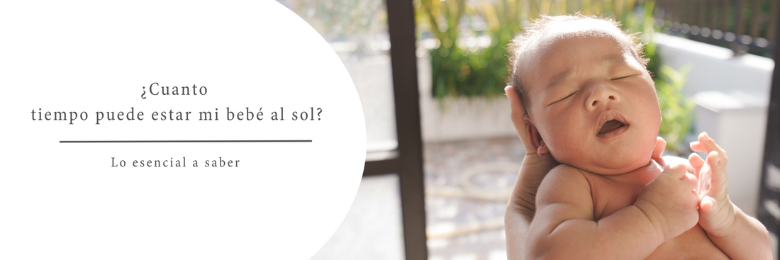 ¿Cuanto tiempo puede estar mi bebé al sol?