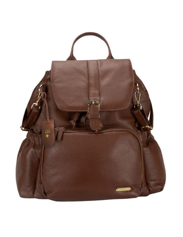 Pañalera Backpack Ella - Cognac