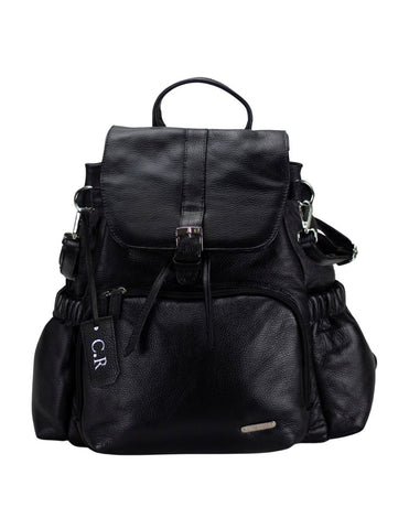 Pañalera Backpack Ella - Negro