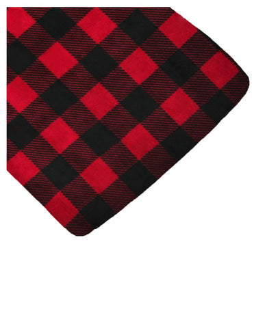 Funda para Cambiador Súper Suave - Gingham Rojo