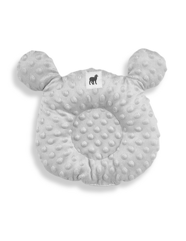 Almohada Moldeadora para Cabeza Plana - Burbuja Gris